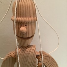 Plain wooden marionette for sale  WHITLEY BAY