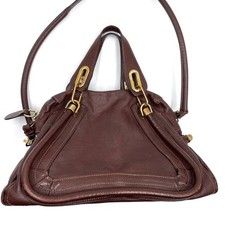 Bolsa satchel Chloe Paraty couro pebbled média café marrom média comprar usado  Enviando para Brazil