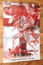 Pôster vintage muito raro Metal Gear Solid The Twin Snakes GameCube 42x29cm comprar usado  Enviando para Brazil