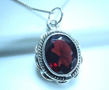 Faceted garnet oval for sale  Hales Corners