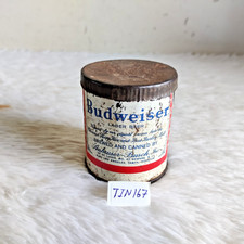 1940s Vintage Budweiser Lager Cerveja Publicidade Caixa de Lata Decoração de Bar Antigo TIN167 comprar usado  Enviando para Brazil
