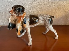 Porzellanfigur jagdhund beute gebraucht kaufen  Mannheim