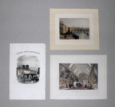 Lot gravures anciennes d'occasion  Levallois-Perret