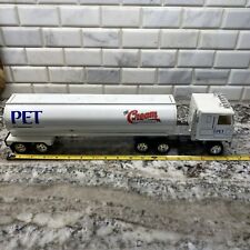 Usado, Caminhão semi-tanque vintage Ertl PET leite evaporado COE 18,25" aço prensado longo comprar usado  Enviando para Brazil