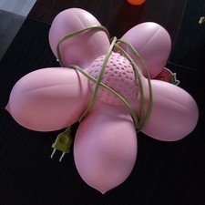 Rosa wandlampe blumen gebraucht kaufen  Seegebiet Mansfelder Land