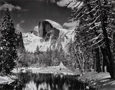 De colección Ansel Adams Valle de Yosemite Media Cúpula Grabado Arte Paisaje 1938 Estera 12x14 segunda mano  Embacar hacia Mexico