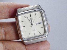 Vintage Citizen Forma Mostrador Branco Relógio de Quartzo Masculino Japão Tanque Quadrado 33mm comprar usado  Enviando para Brazil