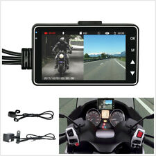 Usado, Gravador de vídeo 3" LCD 140° câmera dupla à prova d'água para motocicleta scooter comprar usado  Enviando para Brazil