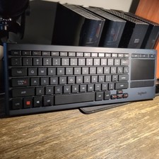 Teclado Logitech K830 TV sem fio iluminado - Preto - Sem dongle - Testado comprar usado  Enviando para Brazil