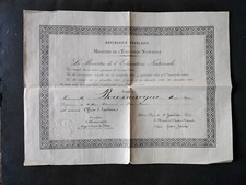 Ancien diplôme officier d'occasion  France