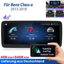 Carplay do Benz GLA CLA W176 NTG 4.5 Android13 Radio samochodowe GPS DAB + 4 + 64 GB 8-rdzeniowe, używany na sprzedaż  Wysyłka do Poland