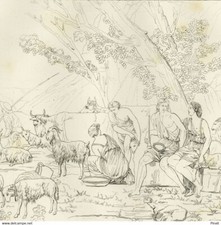 Nicolas poussin scène d'occasion  France