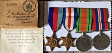 War medals box for sale  ROSSENDALE