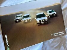 Land rover price for sale  ULVERSTON