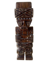 Statuette sculptée bois d'occasion  Granville