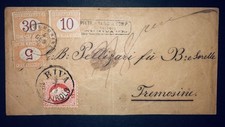 Austria kreuzer 1876 usato  Milano