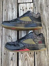 Tamanho 13 - Nike Air Jordan Fusion 5 preto baixo 325331-001 autêntico Air Force One comprar usado  Enviando para Brazil