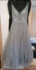 Ballkleid blau grau gebraucht kaufen  Fürstenstein