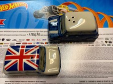 MINI COOPER Conjunto de Sal e Pimenta Clássico Vintage Carro Britânico UNION JACK FLAG, usado comprar usado  Enviando para Brazil