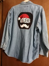 Upcycled denim shirt for sale  Milwaukee