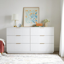 white dresser 6 drawer for sale  Rogers