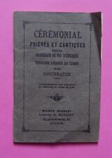Cérémonial prières cantique d'occasion  Grancey-le-Château-Neuvelle