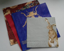 Paper napkins decoupage for sale  MILTON KEYNES