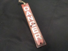 Vintage enamel danger for sale  THETFORD