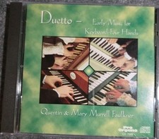 Usado, Duetto – Early Music for Keyboard – Four Hands - Quentin & Mary Murrell Faulkner comprar usado  Enviando para Brazil