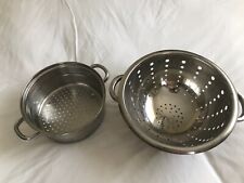 Stainless steel colanders for sale  CHEDDAR