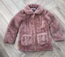 Girls fluffy coat for sale  OTTERY ST. MARY