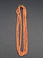 Collana corallo tre usato  Roma