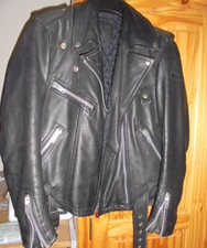 Retro lederjacke motoradjacke gebraucht kaufen  Hamburg
