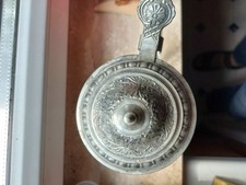 Bierseidel zinndeckel bierhump gebraucht kaufen  Lindenfels