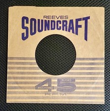 Reeves Soundcraft 45 Acetate Sleeve VG++ comprar usado  Enviando para Brazil