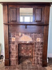 1930s oak fire for sale  NORWICH
