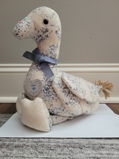 Vintage 1988 Heartline Off White/Azul Tecido de Pelúcia de Ganso Animal com Etiqueta Muito Bom Estado Usado comprar usado Vintage 1988 Heartline Off White/Azul Tecido de Pelúcia de Ganso Animal com Etiqueta Muito Bom Estado Usado comprar usado  Enviando para Brazil