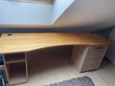 Holz schreibtisch gebraucht kaufen  Karlsruhe