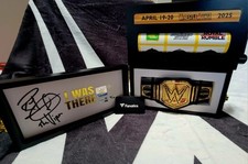 Mini título de caça-níqueis Randy Orton WWE autografado WM 41 comprar usado  Enviando para Brazil