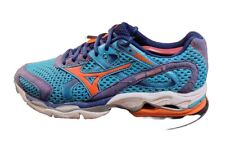 Tênis de corrida feminino MIZUNO "WAVE ENIGMA 2" azul-petróleo/azul/laranja/branco tamanho 9W, usado comprar usado  Enviando para Brazil
