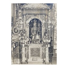 Antico santino cartolina usato Antico santino cartolina usato  Roma