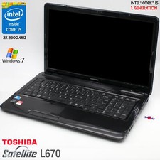TOSHIBA SATELLITE L670 17.3" HD INTEL CORE I5 460M 120GB SSD 4GB WINDOWS 10 comprar usado  Enviando para Brazil