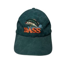 Boné de pesca vintage robalo verde laranja mesa lago rocha alça peixe, usado comprar usado  Enviando para Brazil