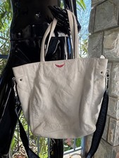 Sac cuir blanc d'occasion  Villefranche-de-Lauragais