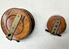 Molinetes de pesca com mosca de madeira vintage quantidade: 2 comprar usado  Enviando para Brazil