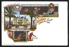 Old postcard monte d'occasion  Expédié en Belgium