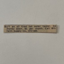 Wilhelm supply oil for sale  Hinckley