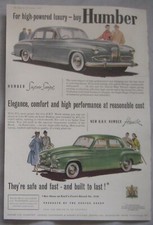 1954 humber hawk for sale  DARWEN