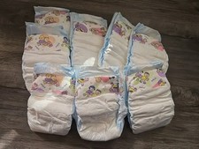 Fraldas vintage anos 90 tamanho 2 VB Llc crianças bebês brincando formas de design comprar usado  Enviando para Brazil
