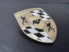 Emblema de capô emblema de metal para carro estilo Porsche RUF logotipo de metal preto novo comprar usado  Enviando para Brazil